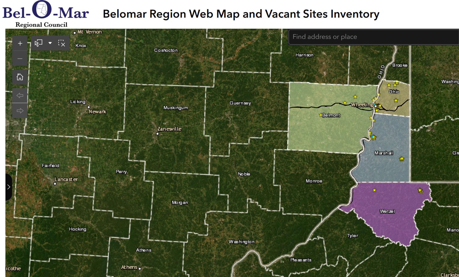 Belomar Region Web Map and Vacant Sites Inventory
